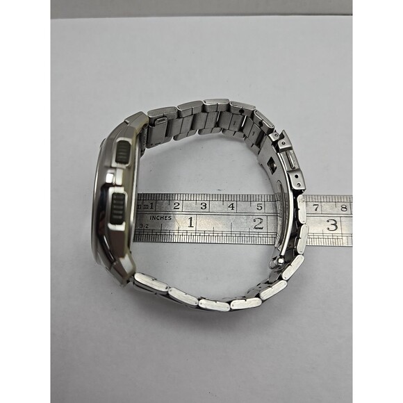 Casio Wave Ceptor Radio Controlled Digital Watch Alarm World Time New Battery - Picture 9 of 12